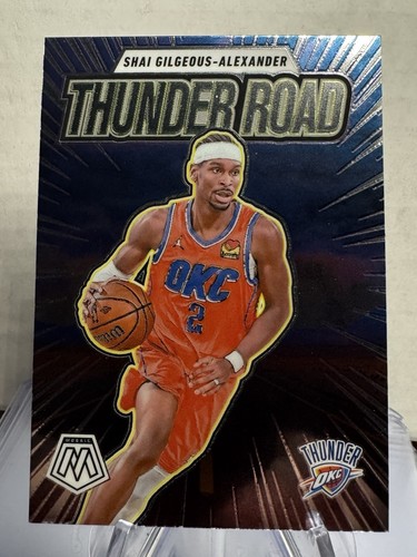 Shai Gilgeous-Alexander #7 2024 Panini Mosaic Thunder Road card