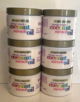 6 Ogx Extra Strength Damage Remedy + Coconut Miracle Oil Hair Mask  6 oz.