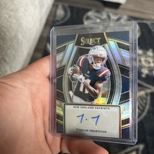 2023 Panini Select Signatures Silver Prizm Tyquan Thornton #SELS-TTH Auto