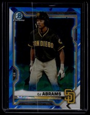 2021 Bowman Chrome Sapphire Edition #BCP-227 CJ Abrams Prospects