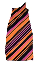 AB Studio Asymmetric One-Shoulder Maxi Dress Women’s Size Large