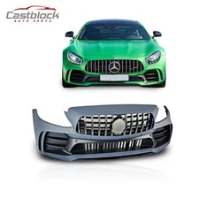 Upgrade 2015-2021 Mercedes Benz C Class W205 C300 to GT-R Style Front Bumper Kit