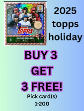 2025 Topps Holiday - pick your card - complete your set