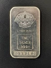 Engelhard 1 oz  .999 Fine Silver Bar EI-11V? Maple Leaf Variety A
