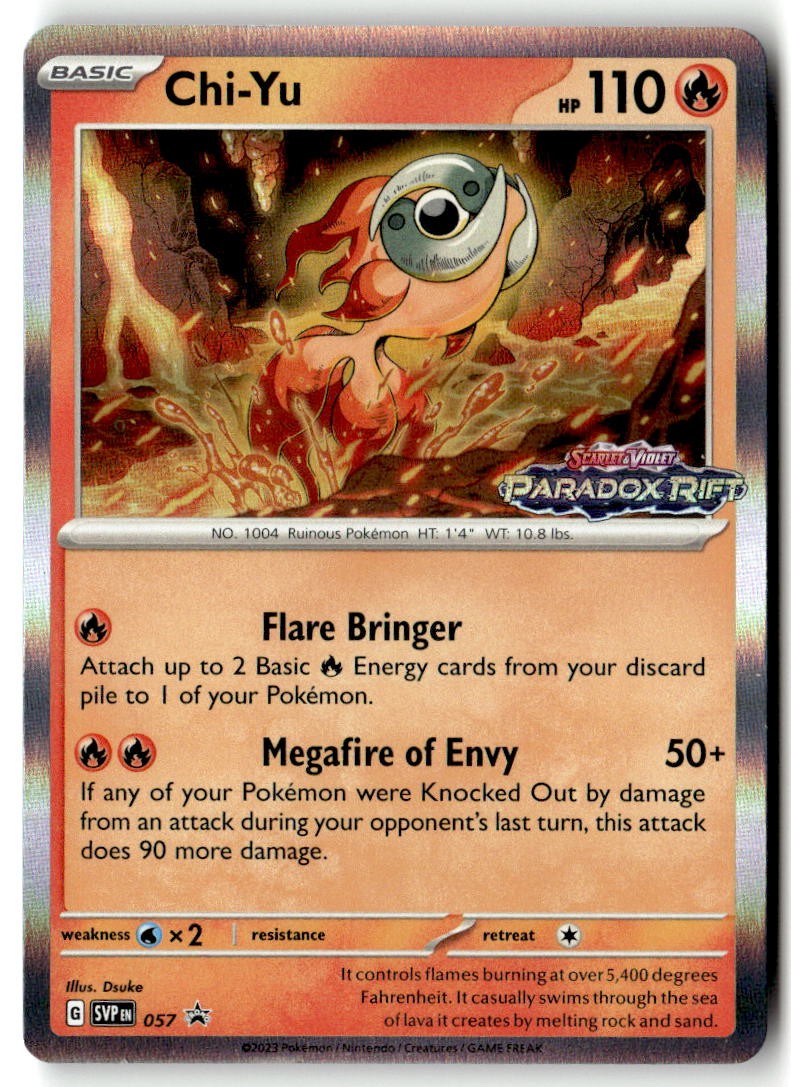 Chi-Yu (Prerelease) 057 Holofoil - SV: Scarlet & Violet Promo Cards - PTCG - LP