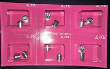 VTG - 12x Early Aurora AFX High Luster Silver Rear Wheels 8527 - NOS