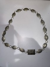 Vintage Navajo Belt Concho Western Silver Tone 31  Adjustable
