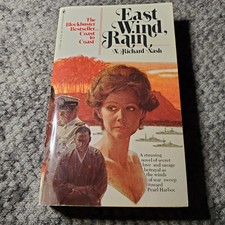 East Wind, Rain N. Richard Nash 1978 Bantam Paperback WWII Pearl Harbor