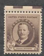 US. 888. 10c. Frederic Remington, American  Artist. MLH. 1940