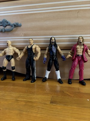 Wrestling Action Figure Collection Lot of 4 ( EDGE, CHRISTIAN, TEST, VAL VENIS)