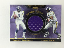 1999 Playoff Absolute Team Quad Jersey (Set Brk) Minnesota Vikings Moss TQ6