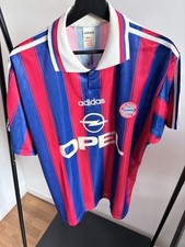 Maillot Bayern Munich domicile 1995-1997 – Adidas – Vintage – Opel