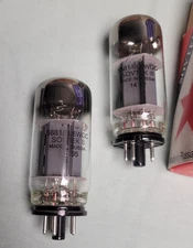 Sovtek 5881/6L6WGC Tubes, Matched Pair from International Tubes - Tested NOS