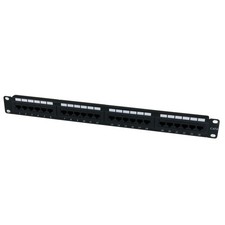 StarTech 24 Port 1U Rackmount Cat 6 110 Patch Panel
