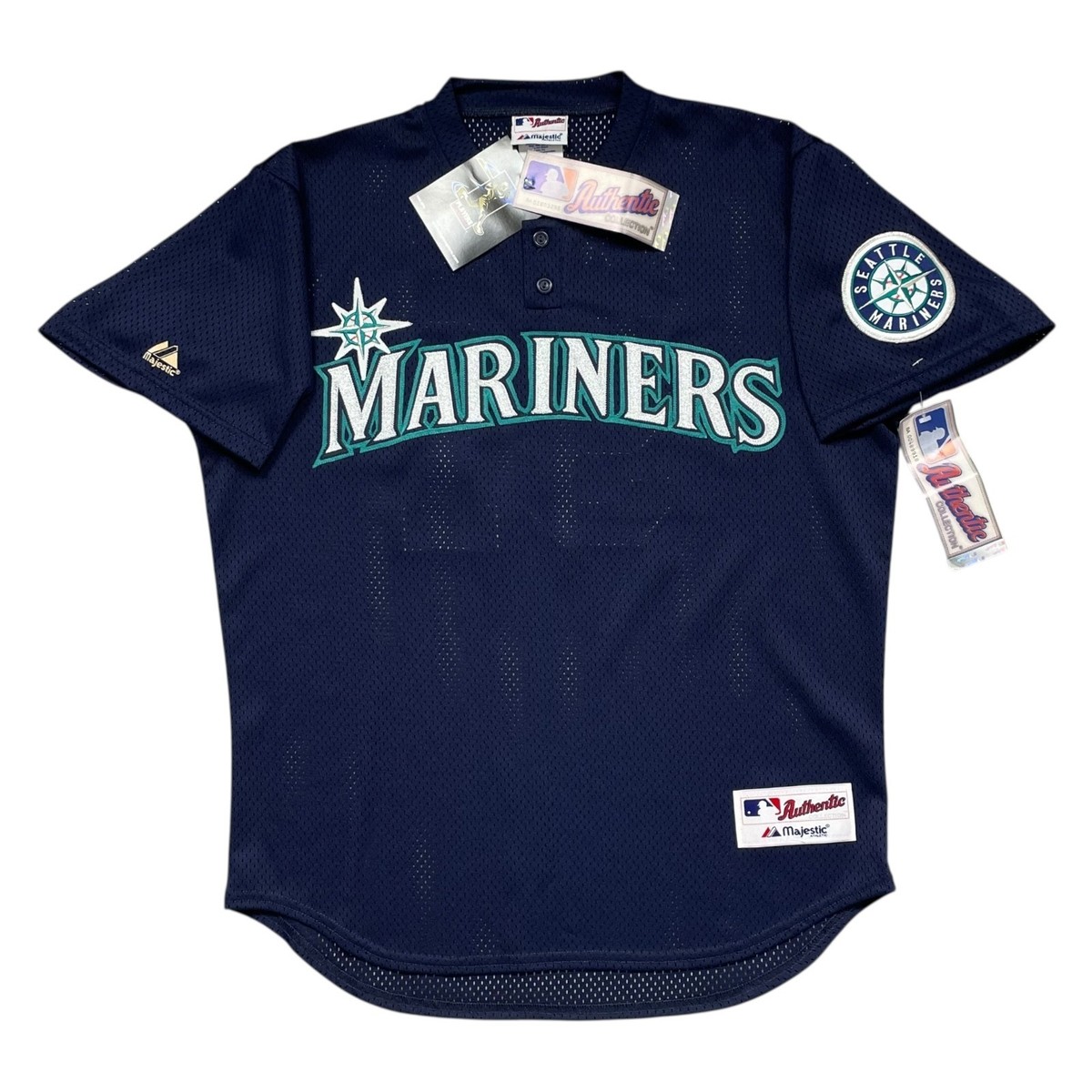 Mariners #51 イチロー Ichiro batting jersey DEADSTOCK VTG 00s MLB SEATTLE MARINERS ICHIRO #51 MAJESTIC MESH