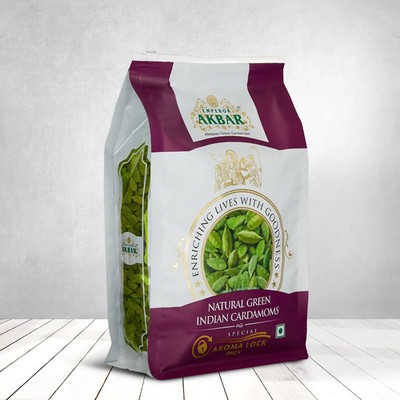 1kg (2.2 Lbs) Emperor Akbar Cardamom Indian Cardamom pods 8mm Green Cardamom