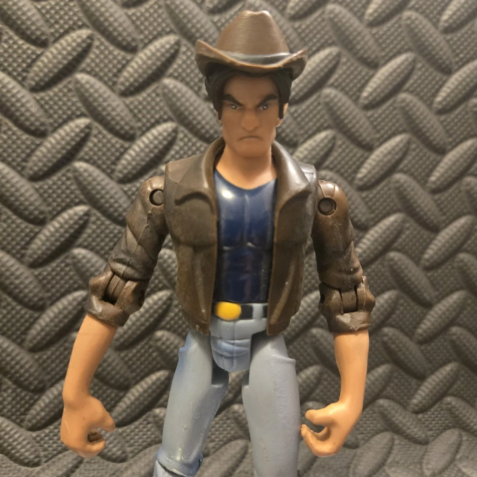 Figura de acción X-Men Evolution Logan - Wolverine Civil Outfit con base Toy Biz Foto 2 de 2