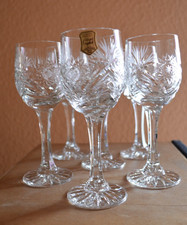 Weingläser 6 Stück 0,1l Lead Crystal