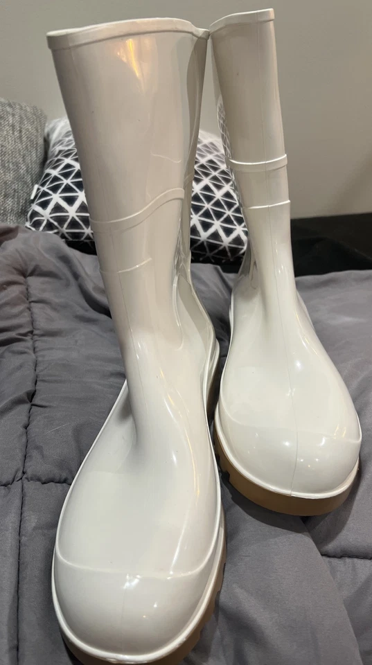 RDI Footwear Rubber Boots Men’s Size 10 Women’s Size 12 White New No Box - Image 3 of 4