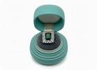 Vintage 14k gold ART DECO EMERALD 1.25 CT. DIAMOND ENGAGEMENT COCKTAIL ring — photo 10