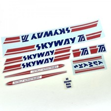Skyway BMX Decals, OLDSCHOOL GT BMX SE T/A FRAME FORK SET DIE-CUT VINYL NEW