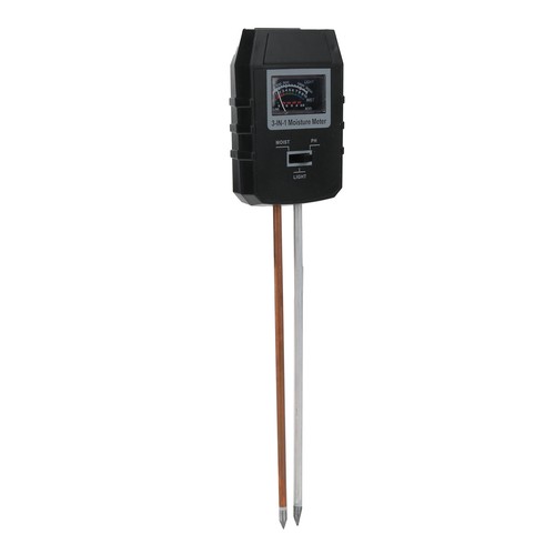 Moisture Meter Soil PH Detector Lightweight Portable 3 In 1 Illumination - Picture 5 of 22