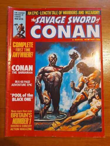 Savage Sword of Conan #19 May 1979 VGC- 3.5 Pool of the Black One feature length - Picture 1 of 6