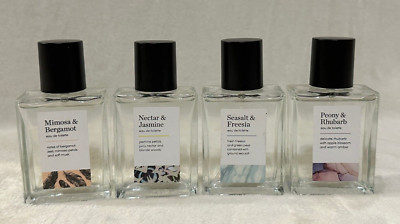SET OF 4 - M&S - 4 x 50mL - Spray Perfume - Peony, Nectar, Seasalt, Mimosa - NEW