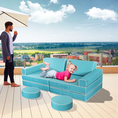 10 Pcs Kids Modular Couch Children Couch Sofa Fold Out Couch Play Set Kids Sofa - Picture 11 of 11