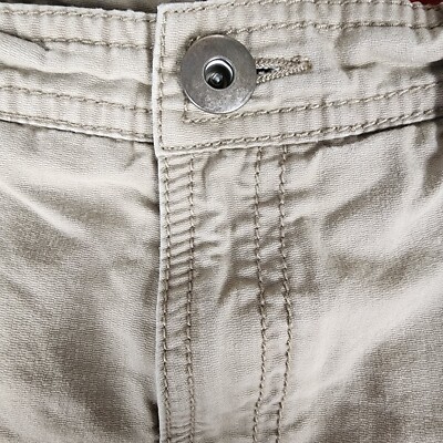 Short de randonnée enfant - MH 500 gris - Vert cendré - Quechua - Décathlon