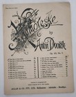 Humoreske  by Anton Dvorak, Piano Sheet Music, Vintage