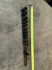 Matco 3/8” Drive Twist Socket Set, Missing 2……Sae And Metric…..see Descrip