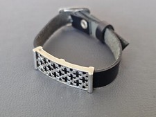 Handmade African Tuareg Bracelet Silver Leather Ethnic Jewelry Gypsy Hippy