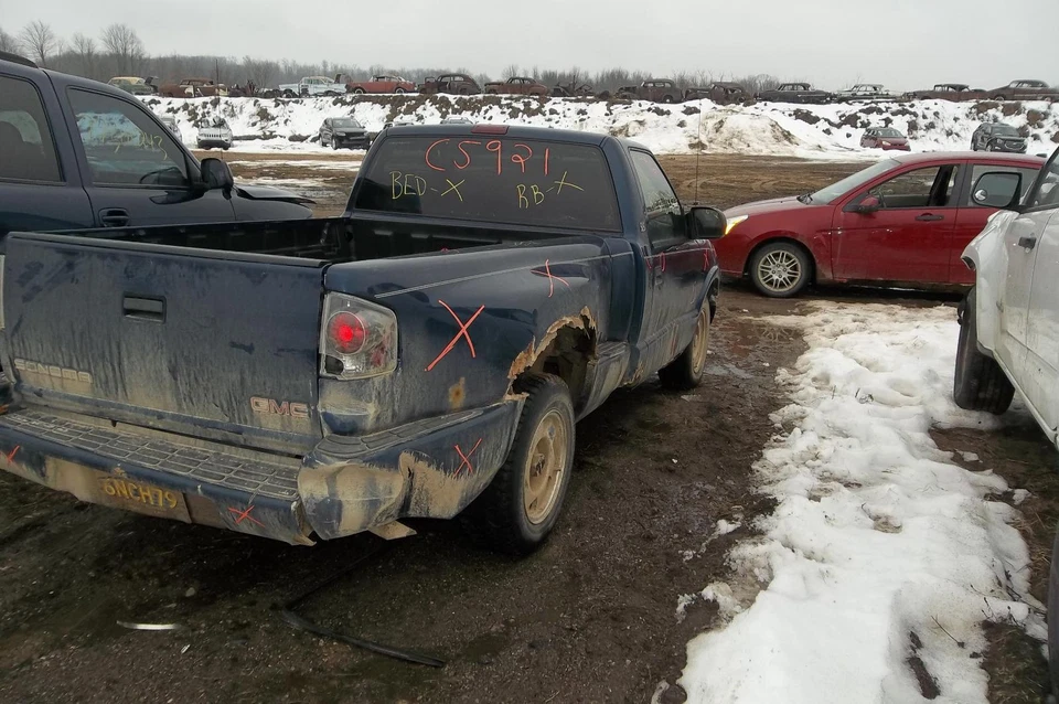 Puerta delantera derecha usada vidrio delantero se adapta a: 2000 Gmc S10/s15/sonoma delantero derecho grado Foto 4 de 4