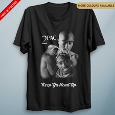 Vintage 2 Pac Tupac T-Shirt - Cool Retro T Shirt 100% Cotton Gangster Rap Shirt