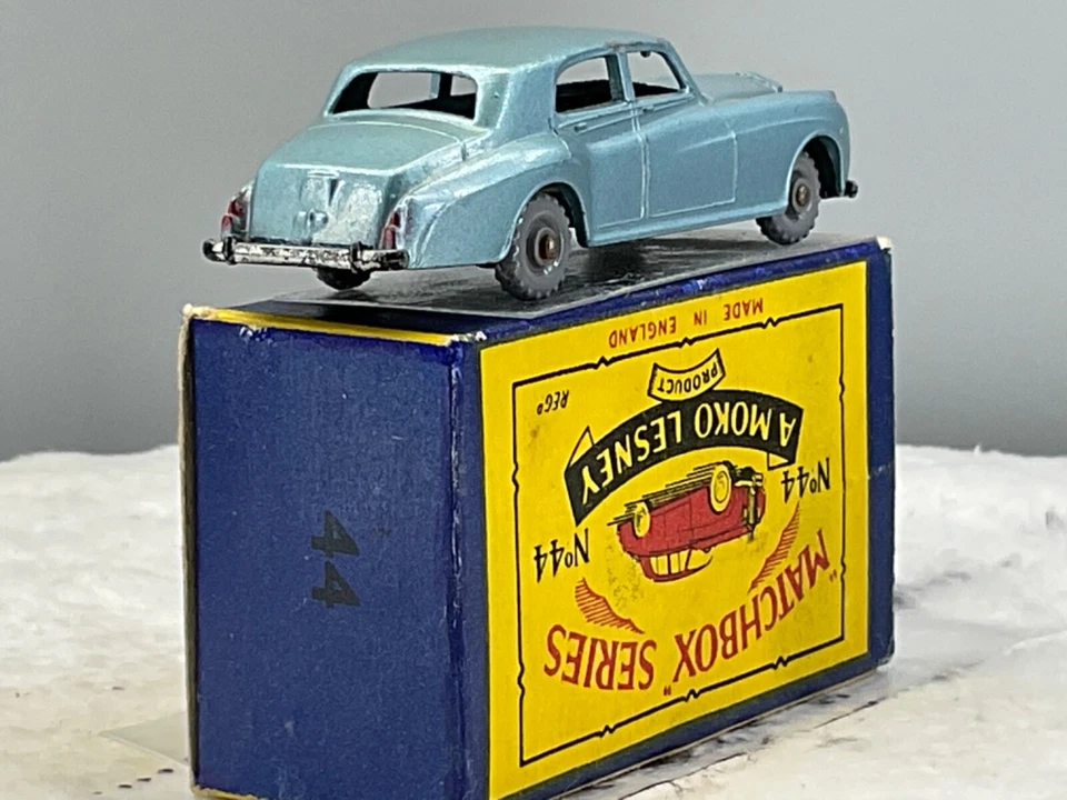 Moko Lesney Matchbox #44 ARolls Royce Silver Cloud años 50, N, como nuevo en caja B5 Ori,. Foto 4 de 4