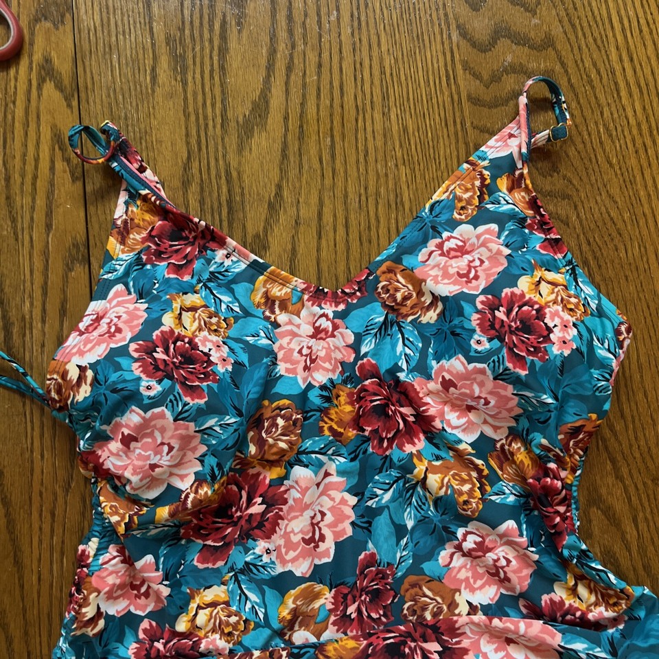 Women's Time And Tru One Piece Bathing Suit Size XL swim suit