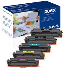 206A 206X Toner Fits For HP Color Laserjet Pro MFP M283fdw M282 M255dw Lot