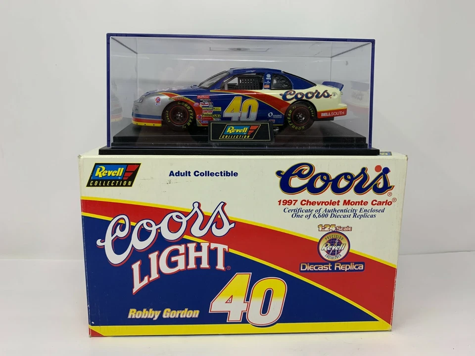 Revell Nascar #40 Robby Gordon Coors Light Chevy Monte Carlo 1:24 Diecast Foto 2 de 4
