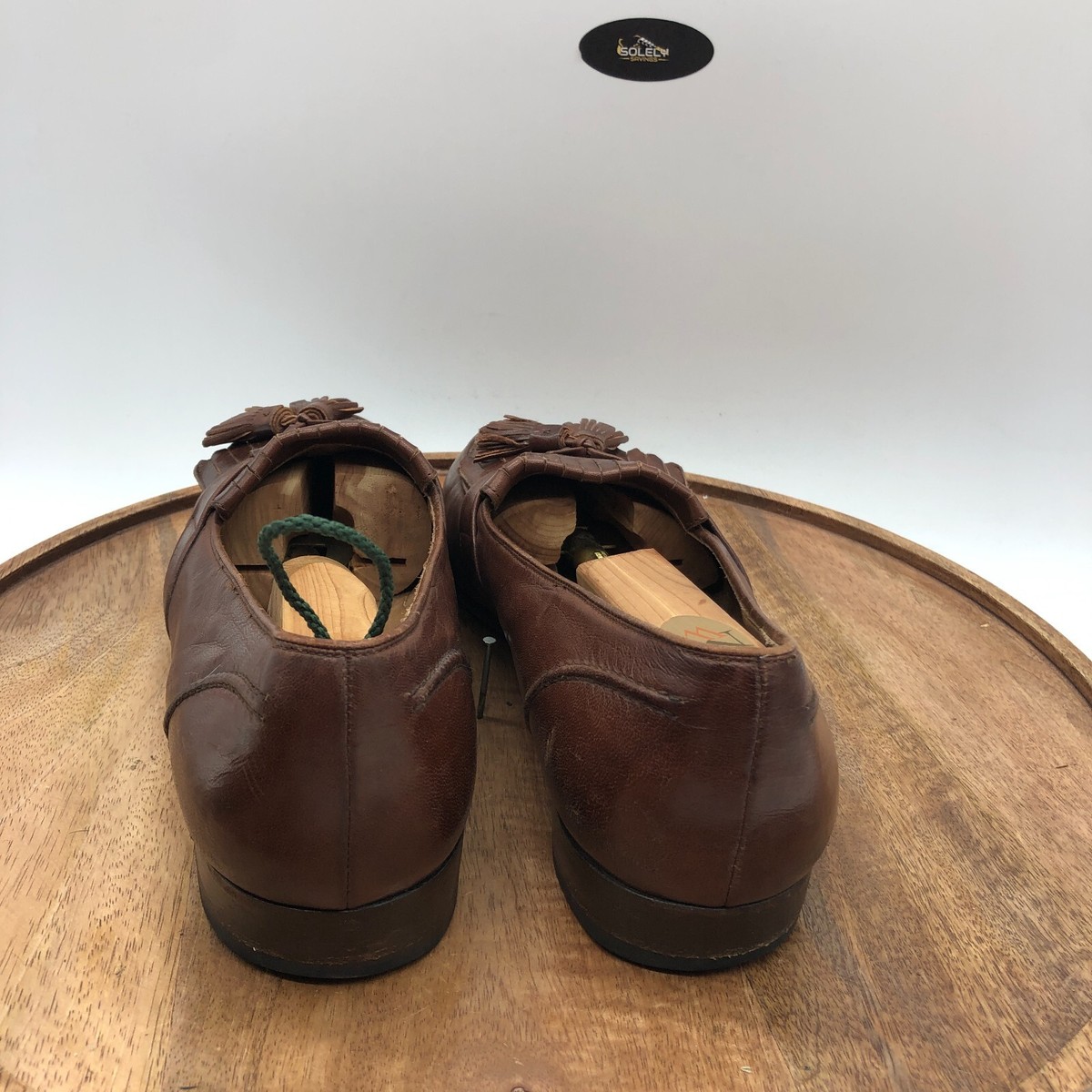 Bragano by Cole Haan Mens Size 10.5 M Leather Penny Loafers Brown