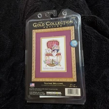 Dimensions Gold Collection Petites Teatime Welcome Counted Cross Kit 6954
