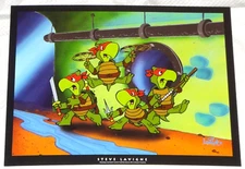 STEVE LAVIGNE MIRAGE STUDIOS TEENAGE MUTANT NINJA TURTLES COMIC ART PRINT TMNT