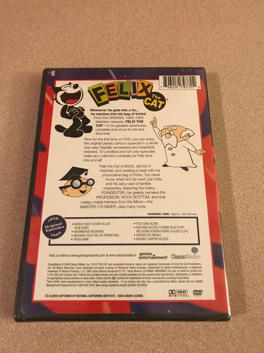 Felix the Cat - Collector's Edition 1958 And 1959 ClassicMedia DVD