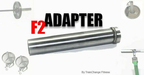 4" F2 Olympic Sleeve Adapter with Isometric Training Collar for 1" | 1.25" Bar - Picture 3 of 12