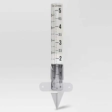 La Crosse Technology 704-1514 5 in. Glass Rain Gauge