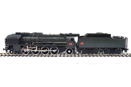 Locomotive à vapeur 141 TC 12 Lombardi SNCF échelle O 0