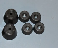 BUDWIG PLASTIC CABINET RISER AND FEET HEATHKIT COLLINS AND MANY OTHERS!