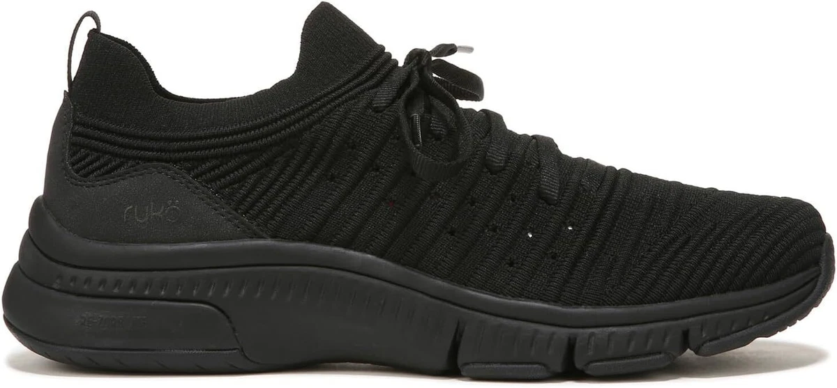 Ryka Women s Romia Walking Sneakers Black Black 7M eBay