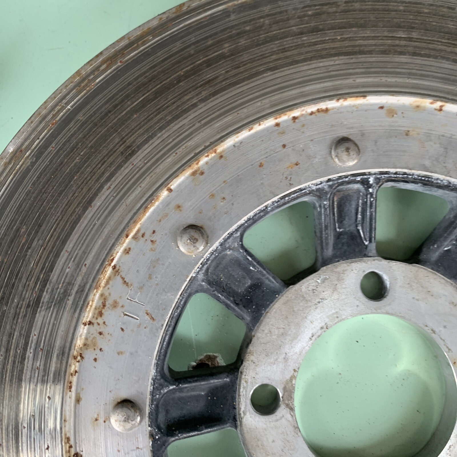 1980 kawasaki kz1000d Z1R Z1R KZ1000 FRONT LEFT 4.5 Mm. ROTORS DISCS