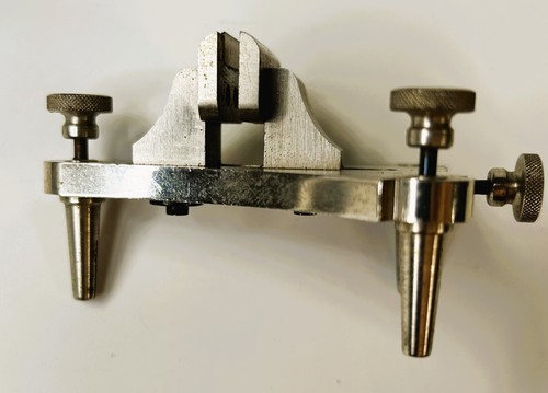 HR Poising Jaw Tool orologeria riparazione bilanciere ruota strumento orologiaio vintage - Foto 5 di 8